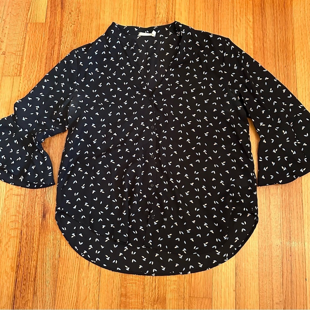Lush Blouse top Size Large (t) - Picture 2 of 11